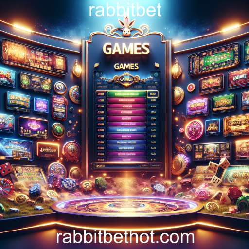 Descubra a Categoria 'Jogos' do Rabbitbet: Diversão e Aventura a um Clique